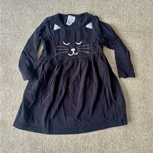 Hanna Andersson | Black Cat Play Dress 3T Understated Halloween 🎃